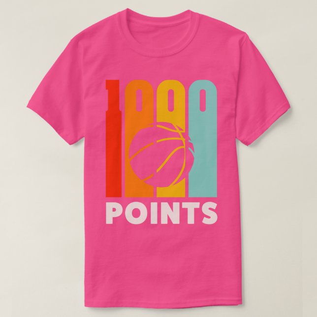 Camiseta Básquetbol de 1000 puntos Escolar de Baloncesto (Diseño del anverso)