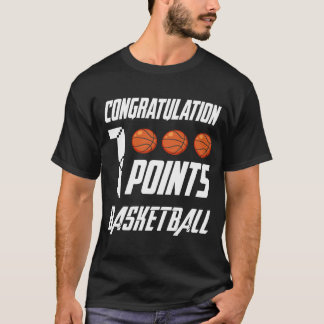 Camiseta Básquetbol de 1000 puntos Escolar de Baloncesto
