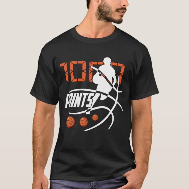 Camiseta Básquetbol de 1000 puntos Escolar de Baloncesto (Anverso)