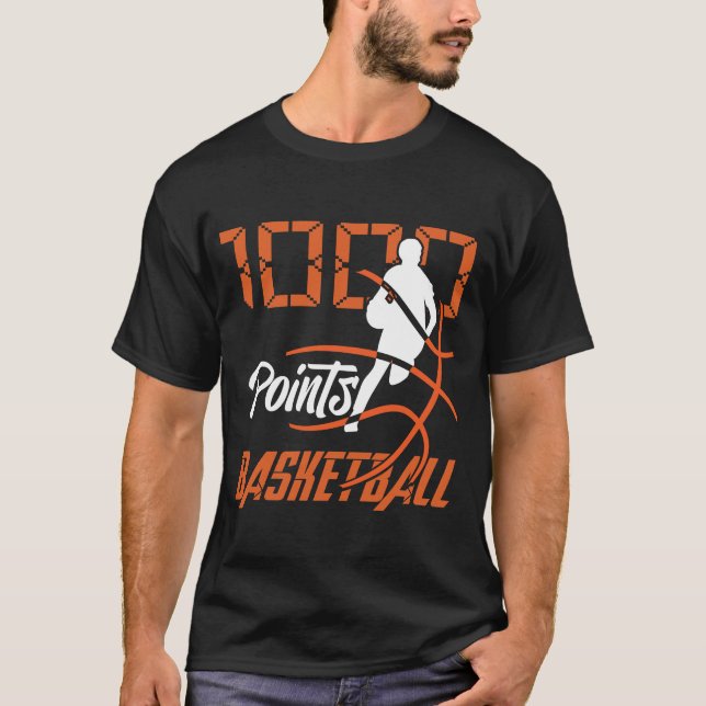 Camiseta Básquetbol de 1000 puntos Escolar de Baloncesto (Anverso)
