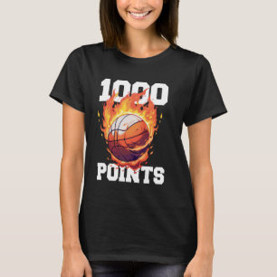 Camiseta Básquetbol de 1000 puntos Escolar de Baloncesto