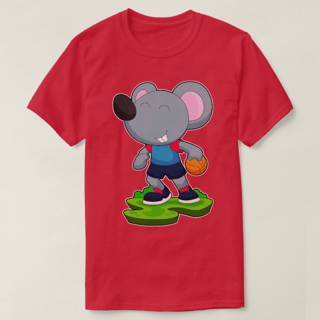 Camiseta Básquetbol de ratón (Diseño del anverso)