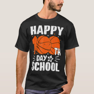 Camiseta Básquetbol Feliz 100° Día del Maestro Infantil Esc