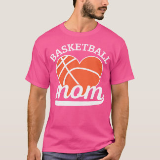 Camiseta Básquetbol Mamá Baloncesto Cita Baloncesto Femenin