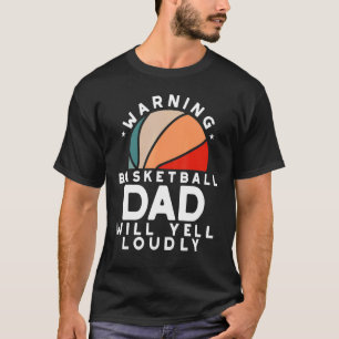 Camiseta Básquetbol papá advertencia padre protector deport
