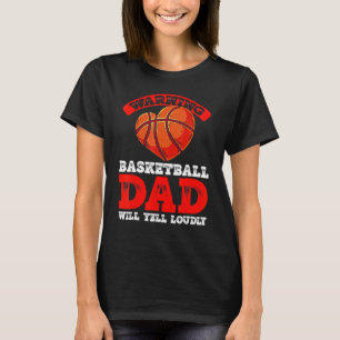 Camiseta Básquetbol papá advertencia padre protector deport