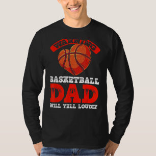 Camiseta Básquetbol papá advertencia padre protector deport
