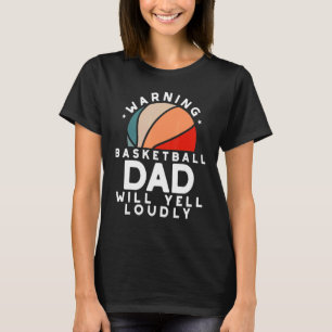 Camiseta Básquetbol papá advertencia padre protector deport