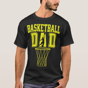 Camiseta Básquetbol papá (amarillo) - amante del baloncesto