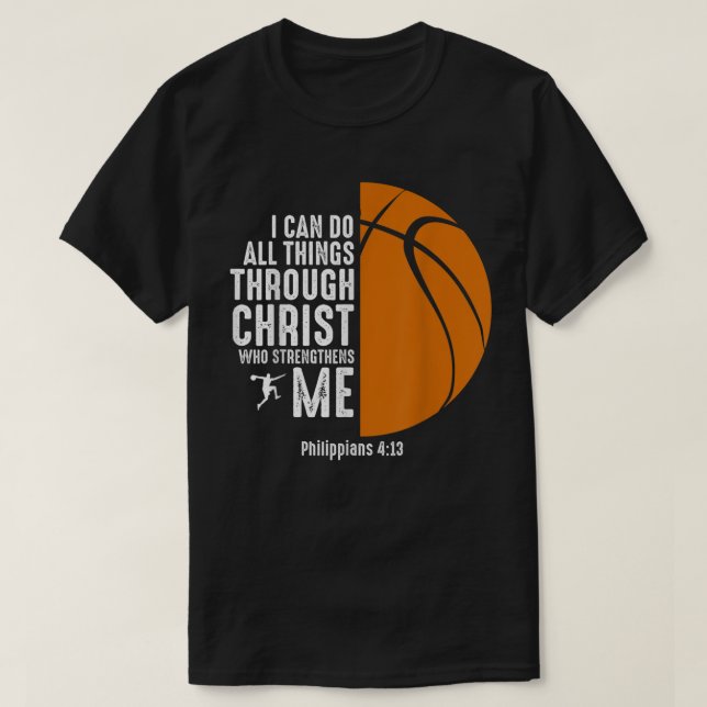 Camiseta Básquetbol religioso Inspirador (Diseño del anverso)