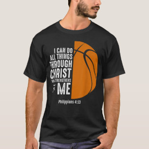 Camiseta Básquetbol religioso Inspirador