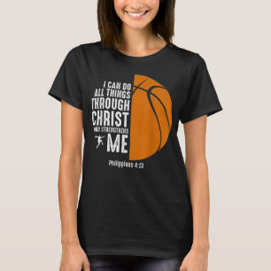 Camiseta Básquetbol religioso Inspirador