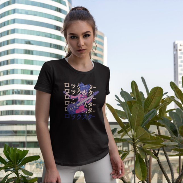 Camiseta Bass Anime Chica Music (Subido por el creador)
