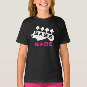 Camiseta Bass Babe Gift Para El Chica Bassiste