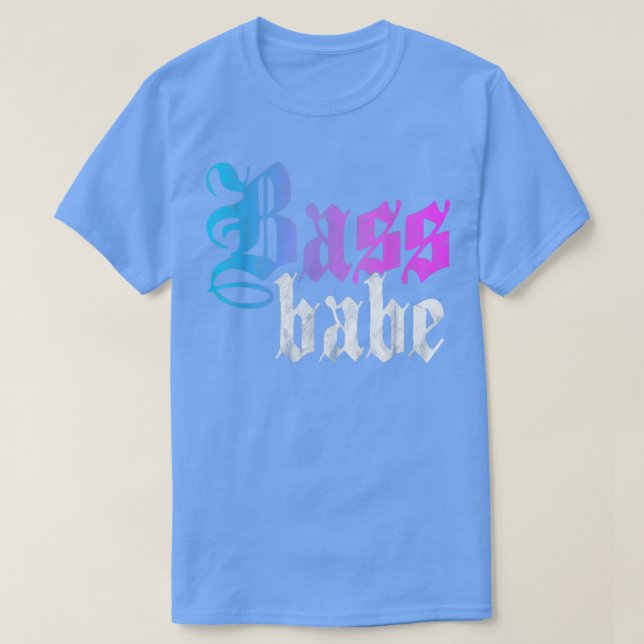 Camiseta Bass Babe - Rave EDM Music Festival Womfit (Diseño del anverso)