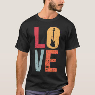 Camiseta Bass Bass Player Love Play Bass