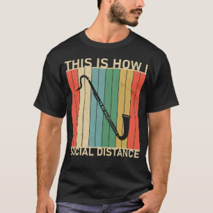 Camiseta Bass Clarinet Así es como yo hago la distancia so
