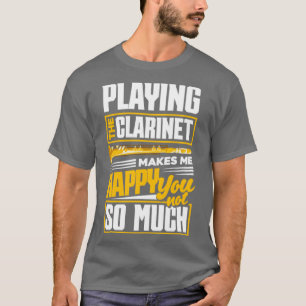 Camiseta Bass Clarinet Clarinetista jugador Clarinet me hac