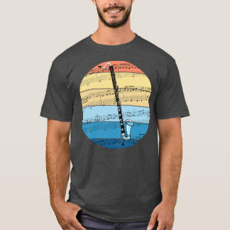 Camiseta Bass Clarinet Music Notation Clarinetist Woodwind