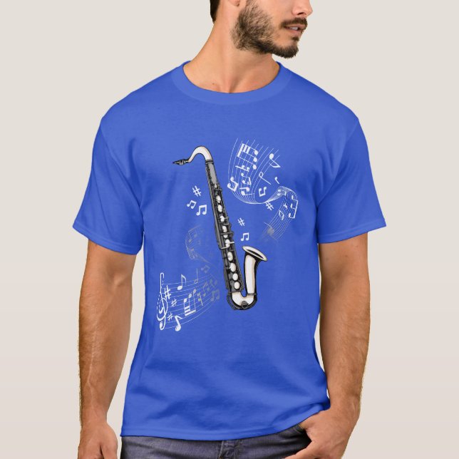 Camiseta Bass Clarinet Player Orchestra Band Bass Clarinet  (Anverso)