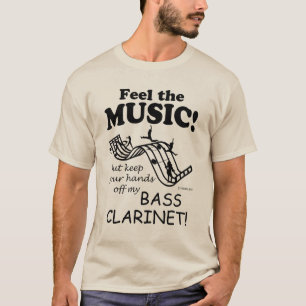 Camiseta Bass Clarinet Siente La Música