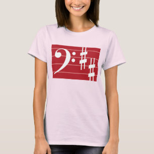 Camiseta Bass Clef T-Shirt