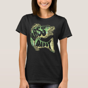 Camiseta Bass Daddy Pescando grandes montes Pesca de lagos