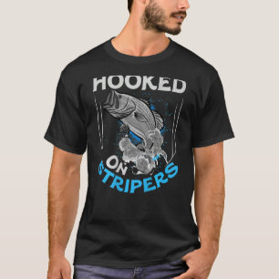 Camiseta Bass De Pesca De Rayas Enganchadas A Las Zorras Il