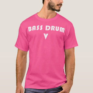 Camiseta Bass Drum 5 Marching Band Drumline Back Printon