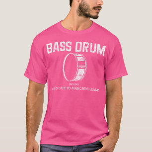 Camiseta Bass Drum Definition Funny Marching Band Drummer G