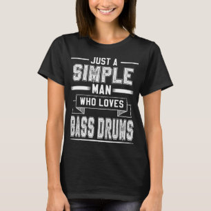 Camiseta Bass Drum Marcha Banda Música Drummer