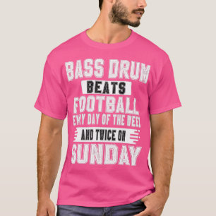 Camiseta Bass Drum Music Marching Band Bass Drums