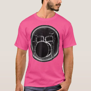 Camiseta Bass Drum Para Bass Drummer Player Musician Bass D