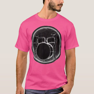 Camiseta Bass Drum Para Bass Drummer Player Musician Bass D