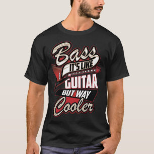 Camiseta Bass es más parecido a la guitarra pero mucho más
