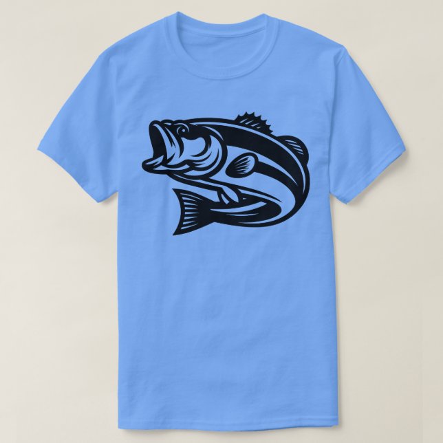 Camiseta Bass Fish (Diseño del anverso)
