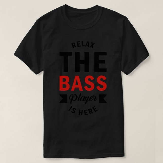 Camiseta Bass Guitar (Diseño del anverso)
