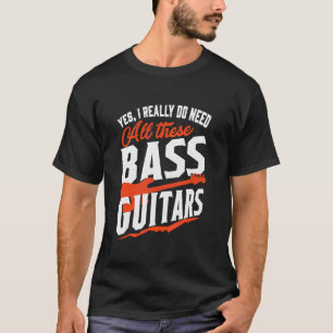 Camiseta Bass Guitar Basisten A Mujeres Y Hombres Bass Play