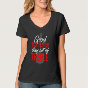 Camiseta Bass Guitar Basisten A Mujeres Y Hombres Bass Play
