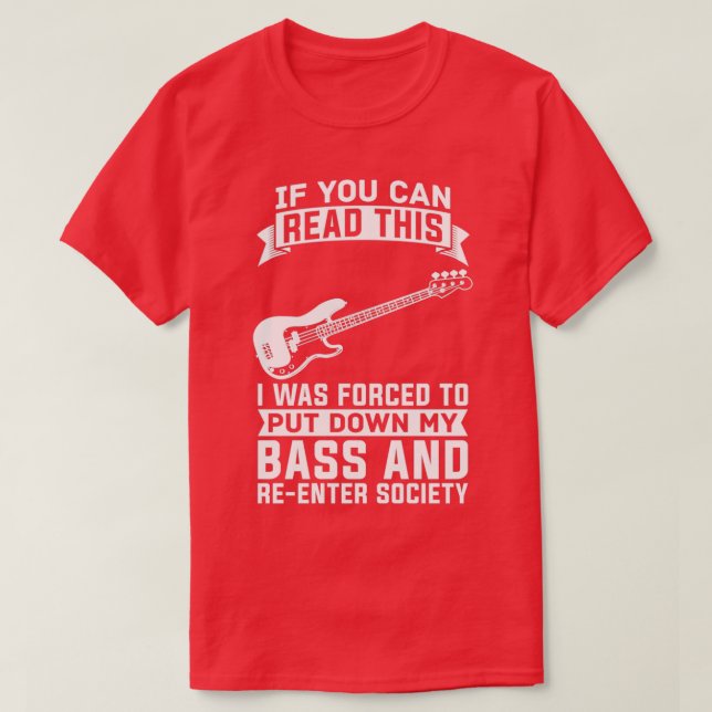 Camiseta Bass Guitar Battend Bass Player 3 (Diseño del anverso)
