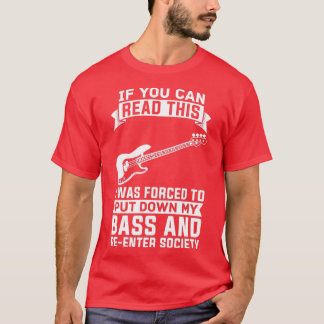 Camiseta Bass Guitar Battend Bass Player 3