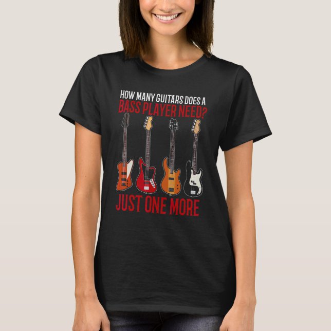 Camiseta Bass Guitar Battend Mujeres Y Hombres Bass Player  (Anverso)