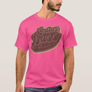 Camiseta Bass Guitar Brown vintage