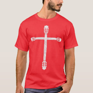 Camiseta Bass Guitar Cross Christian Bass Player Battend G