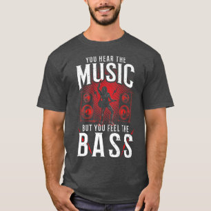 Camiseta Bass Guitar escuchas la música pero tú eres tú