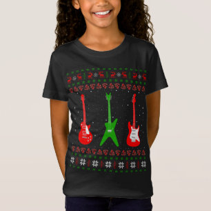 Camiseta Bass Guitar Music Player Xmas regalo de guitarra f
