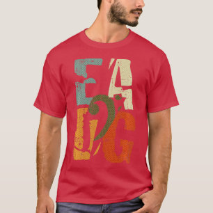 Camiseta Bass Guitar Player EADG Bass Clef para Battend Lon