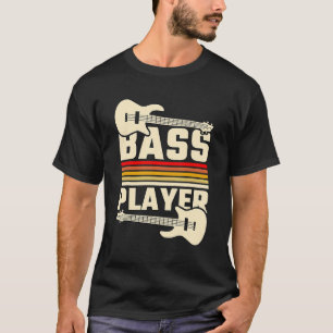 Camiseta Bass Guitar Player Música Rockstar Equipo Guitaria
