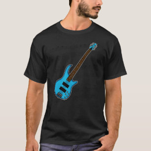 Camiseta Bass Guitar Tab Battend Músico Bl