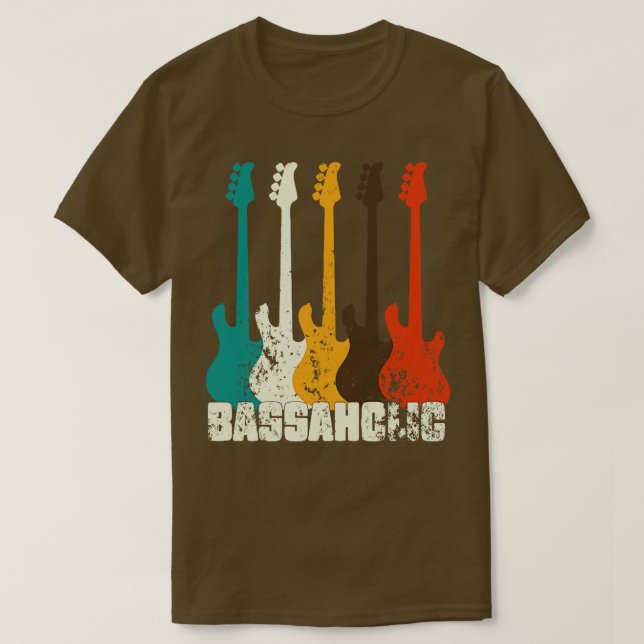 Camiseta Bass Guitaris Player Bassaholic Bass Player (Diseño del anverso)